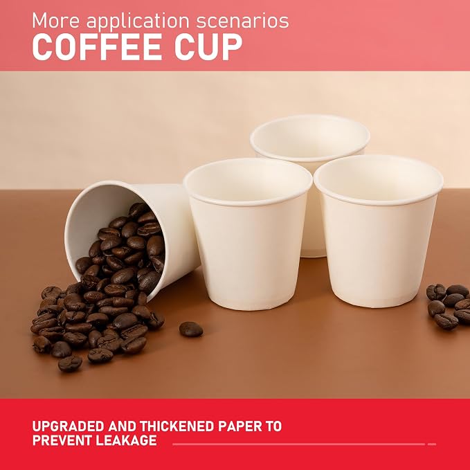 200 Pack 3 oz Bathroom Paper Cups, Small Bathroom Cups, Food-Safe Mouthwash - Image 9