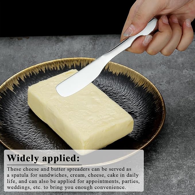 Butter Knife Spreader 4 Pcs, Stainless Steel Butter Knives - Image 5
