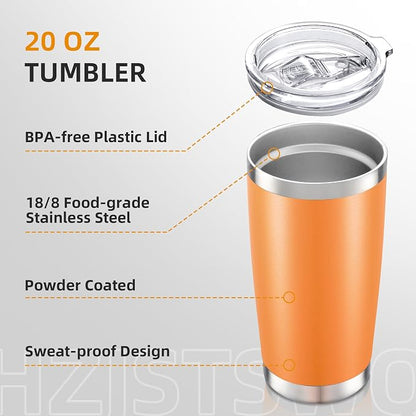20 oz Tumbler with Lid Stainless Steel Insulated Tumblers, 1 Pack | Leak Proof - Image 3