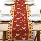 Seliem Fall Pumpkin Table Runner, Seasonal Burlap Home Decoration Indoor by Seliem