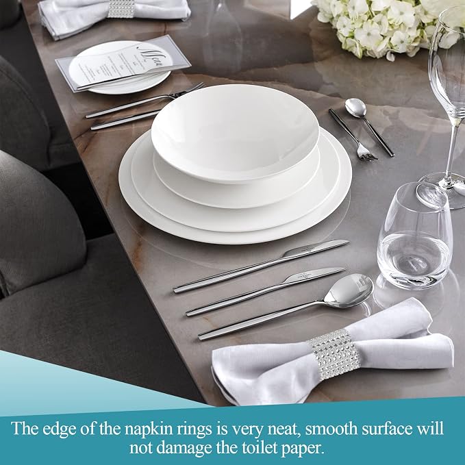 24Pack Napkin Rings, Weddings and Dinners - Image 7