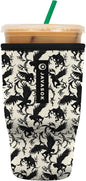 Sok It JavaSok Iced Coffee & Cold Soda Insulated Neoprene Cup Sleeve (Monkey Business, Large: 30-32oz)