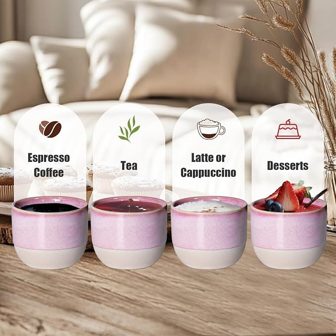 INGOFIN Ceramic Espresso Cup Set - Image 5