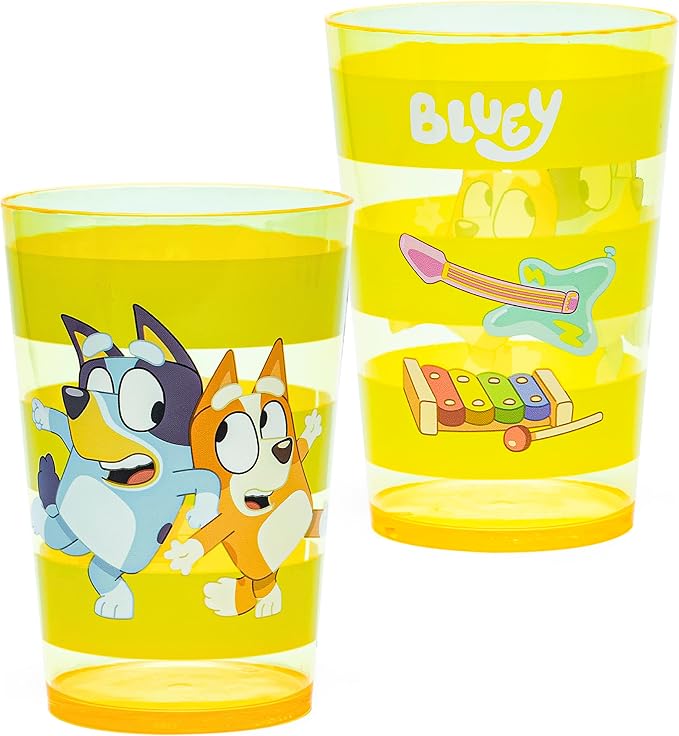 Zak Designs Bluey Nesting Tumbler Set Includes Durable Plastic Cups - Image 5