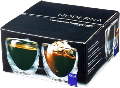 Moderna Artisan Series Double Wall 2 oz Beverage & Espresso Shot Glasses - Image 8