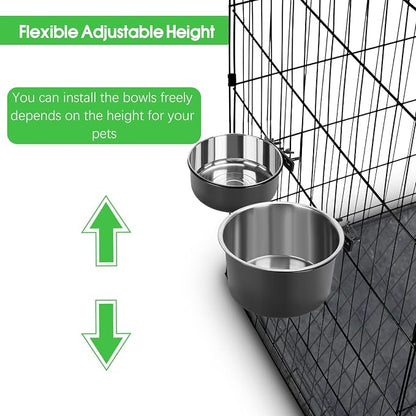 2 Pcs Large Dog Food Water Bowl - Image 4