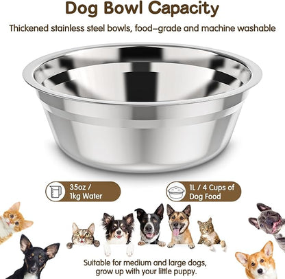 XIAZ Elevated Dog Bowls Large Breed Raised Dogs Bowl Stand Large/Medium Sized - Image 6