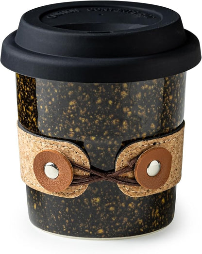 Travel Coffee Mug Ceramic TO Go Coffee Tumbler by Cormomu