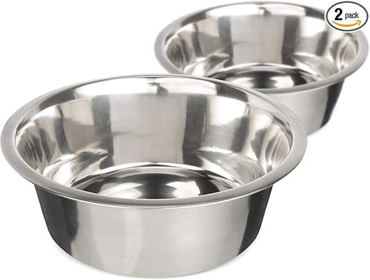 Neater Pet Brands 7 Cup Stainless Steel Dog Bowls, Dog Food Bowl & Water Bowl by NeaterPetBrands