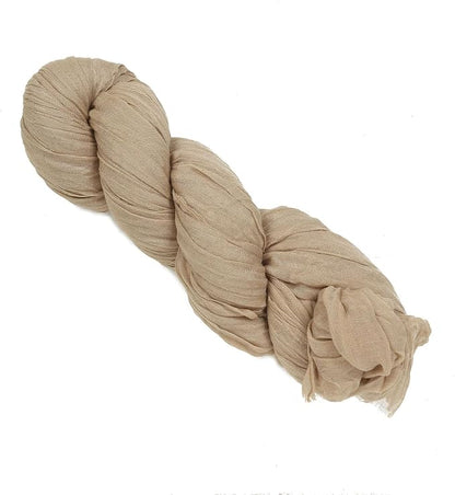 Efavormart 20ft Beige Gauze Cheesecloth Wedding Arch Drapery Fabric, Extra Long - Image 7