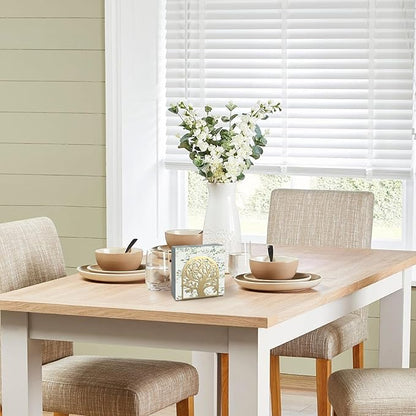 Tree of Life Gold Metal Napkin Holder, Upright Metal Tabletop Napkin Holder with Cushioned Base for Kitchen & Dining Table.