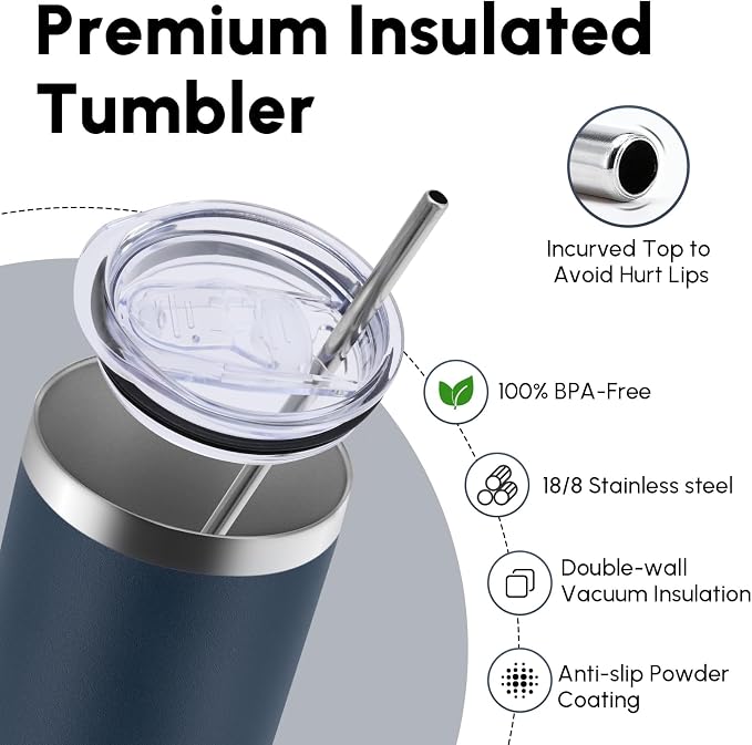 Volhoply 20 oz Skinny Tumbler - Image 3
