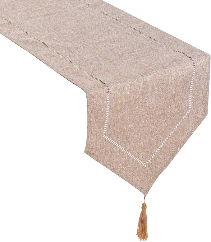 Tosewever Decorative Linen Table Runner by Tosewever