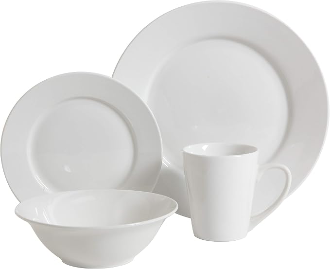Gibson Home Amelia Court Porcelain Chip and Scratch Resistant Dinnerware Set - Image 2