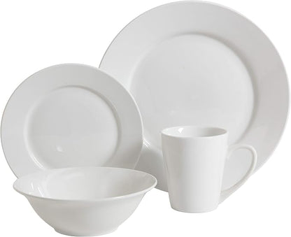 Gibson Home Amelia Court Porcelain Chip and Scratch Resistant Dinnerware Set - Image 2