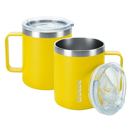 BJPKPK 2PCS Insulated Coffee Mug by BJPKPK