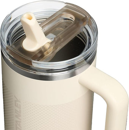 STANLEY Quencher ProTour Flipstraw Tumbler, 40 oz, Cream Fade | Built-In Straw - Image 2