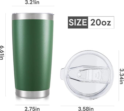 20 oz Tumbler with Lid Stainless Steel Insulated Tumblers Bulk Cups Mug | - Image 7