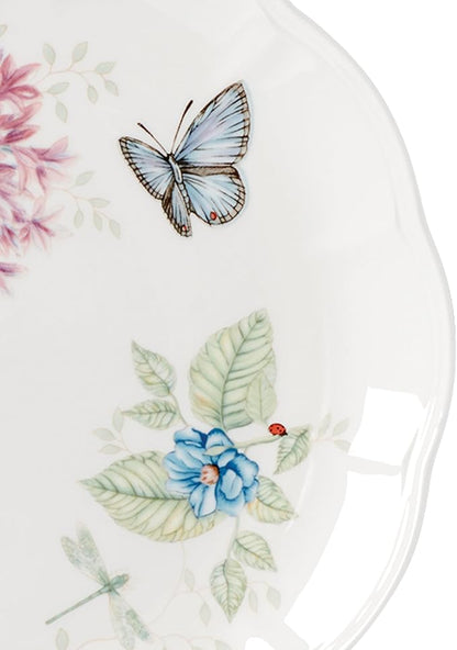 Lenox Butterfly Meadow Porcelain Dinner Plate Set - Image 2