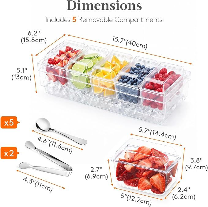 Lifewit Chilled Condiment Caddy - Image 3