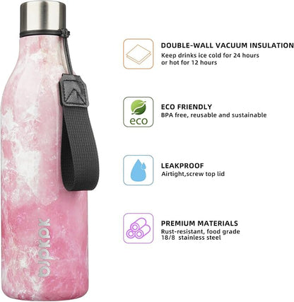 BJPKPK 25oz Insulated Water Bottle, Stainless Steel Bottle - Image 2