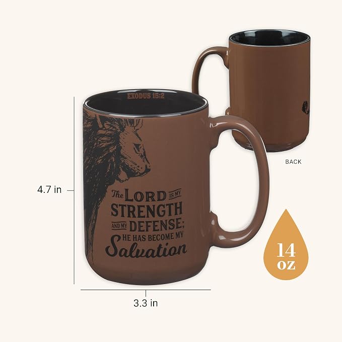 Christian Art Gifts Large Inspirational Ceramic Microwave & Dishwasher Safe - Image 2