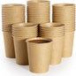 LITOPAK 300 Pack Disposable Coffee Cups, 8 oz Kraft Paper Cups | Large bulk by LITOPAK