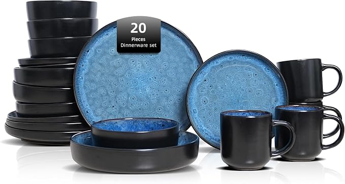 HomeVss 20-Piece Dinnerware Set by HomeVSS