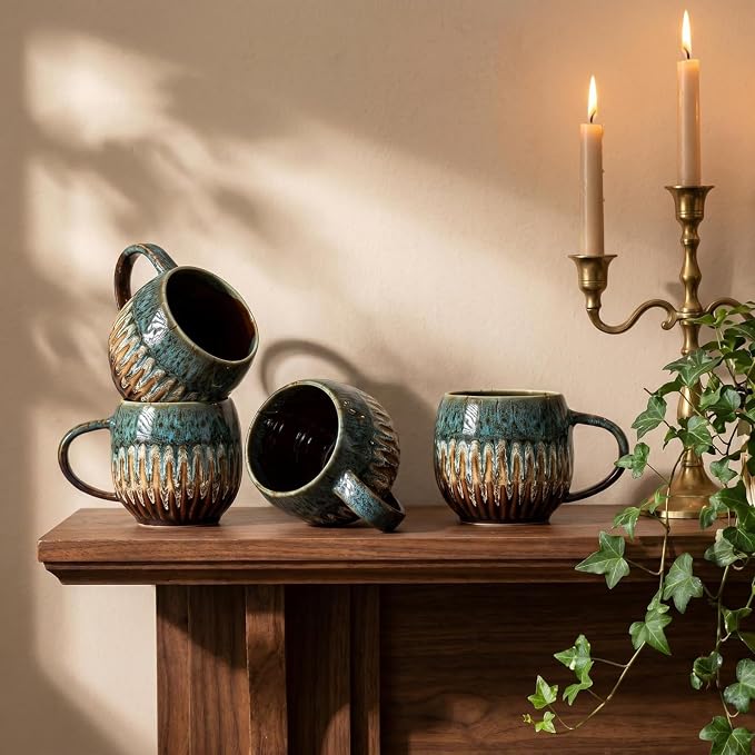 Large Ceramic Coffee Mug - 13oz Tea Cup - Image 7