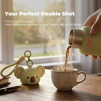 4.1oz Mini Insulated Water Bottle, Portable Coffee Cup, Small Travel Cup Vacuum - Image 8