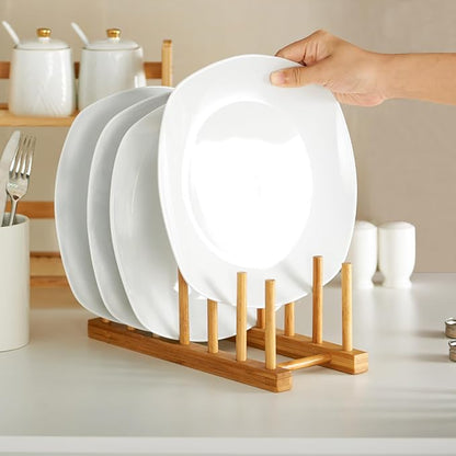 10" Square Dinner Plates Set of 4, Appetizer & Dessert, Dishwasher Safe - Image 2