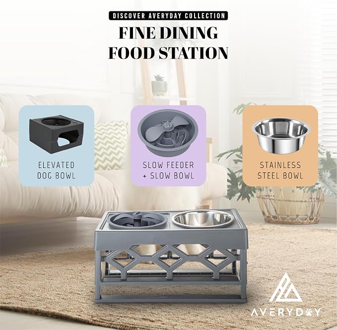 AVERYDAY Slow Feeder Dog Bowls for Medium Breed, 1.5 Cups Deep Food Puzzle Bowl - Image 8