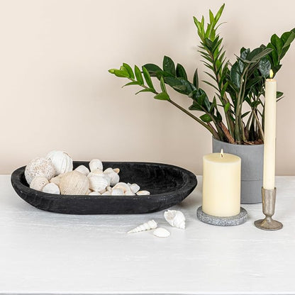 Bloomingville Hand-Carved Paulownia Wood Bowl - Image 5