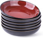 LERATIO 9.0" Ceramic Pasta Bowls Set of 6, 38oz Large Stoneware Bowls Set | by LeRatio