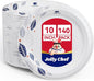 JOLLY CHEF 140 Count Paper Plates 10 inch Soak Proof, Cut Proof, Heavy Duty Leaf Printed Disposable Paper Plates for Everyday Use