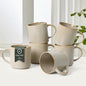 MONITO Coffee Mugs Set of 6, 16 oz Mugs Set, Ceramic Coffee Cups by MONITO