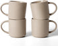 famiware Coffee Mug Set for 4, Star 12 oz Catering Mugs Cup Set by Famiware