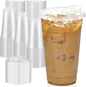 Dealusy 100 Pack - 24 oz Clear Plastic Cups by Dealusy