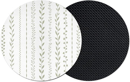 Spring Botanical Coasters Set of 2, Absorbent Coasters by Unknown