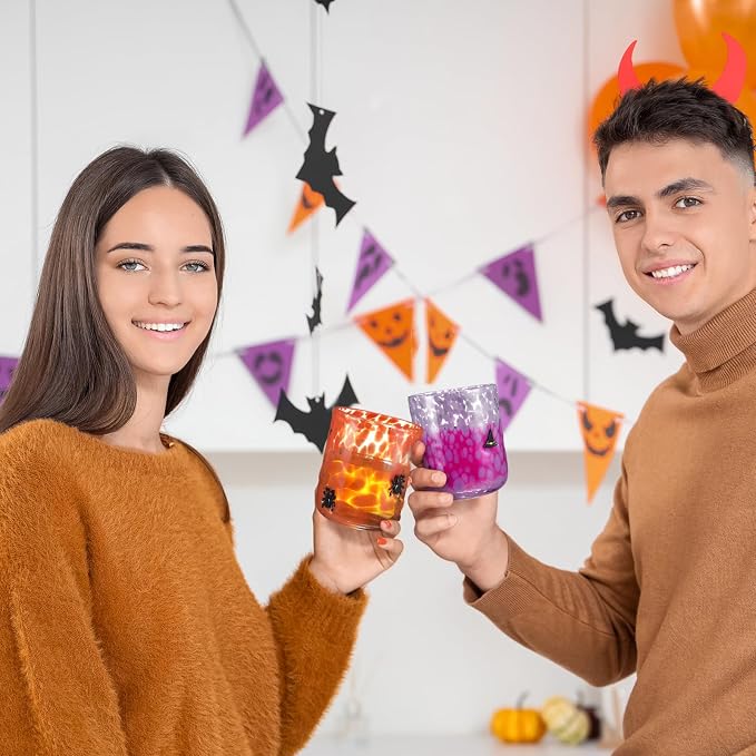 Skylety 2 Pcs Halloween Icon Juice Glasses - Image 5