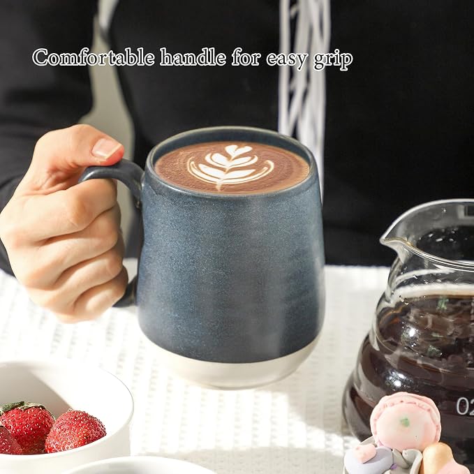 Hasense Coffee Cups Ceramic, Coffee Mugs - Image 4