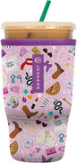 Sok It JavaSok Iced Coffee & Cold Soda Insulated Neoprene Cup Sleeve (On Tour, Large: 30-32oz)