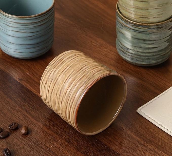 Japanese retro ceramic teacups, coffee cups, and water cups, suitable - Image 2