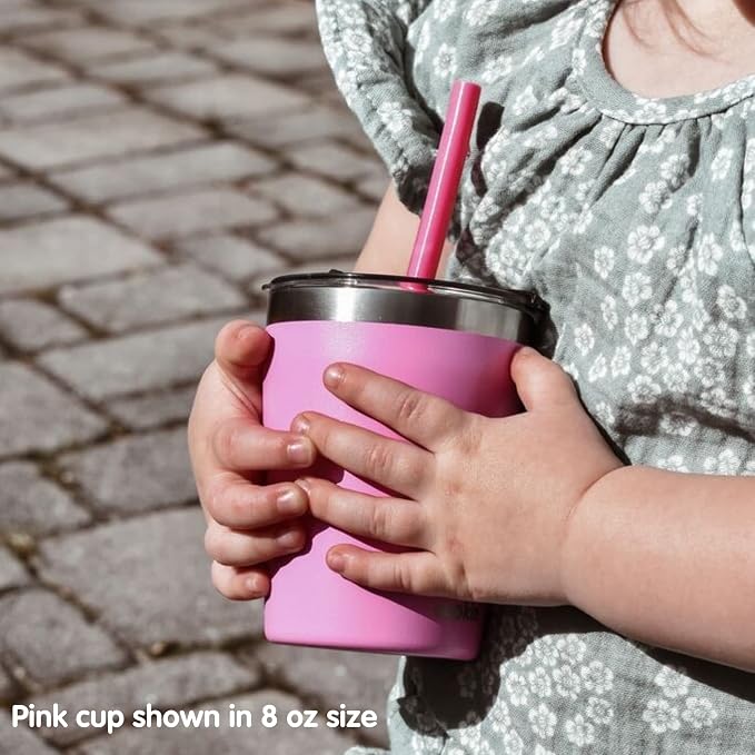 CUPKIN Toddler Tumblers, The Original 12 oz Stackable Stainless Steel Cups - Image 9
