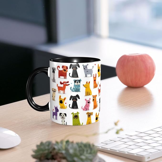 Yrebyou Dog Coffee Mug 11oz Ceramic Cup - Image 6