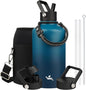 Konokyo 87 oz Insulated Stainless Steel Water Bottle Jug by Konokyo