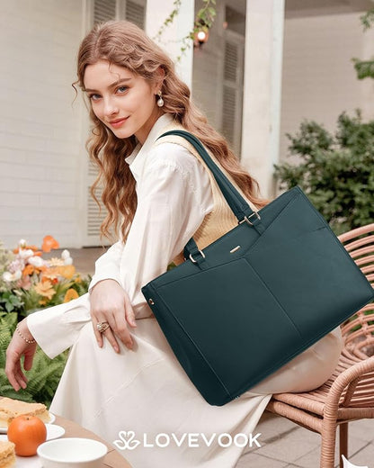 LOVEVOOK Lunch Tote Bag for Women, 3 in 1 Work Bag - Image 2