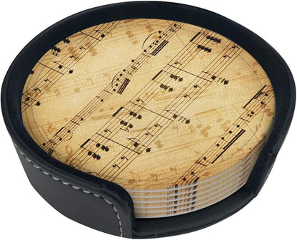 6 Pcs Leather Coasters for Drinks - Image 3