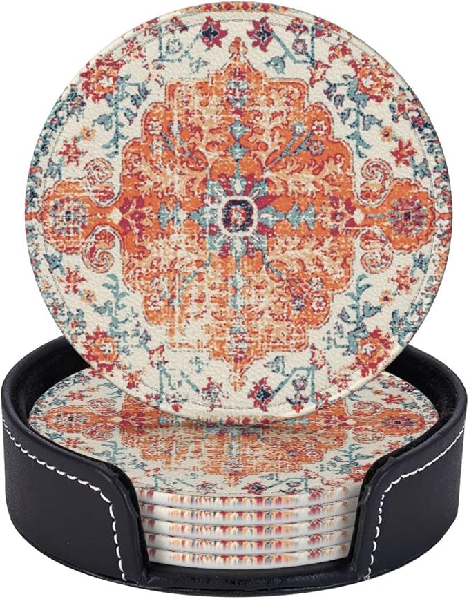Vintage Retro Ethnic Boho Coasters - Image 2