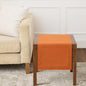 Solino Home 100% Pure Linen Dining Table Runner Orange, Fete 14 x 36 in | Table by SolinoHome